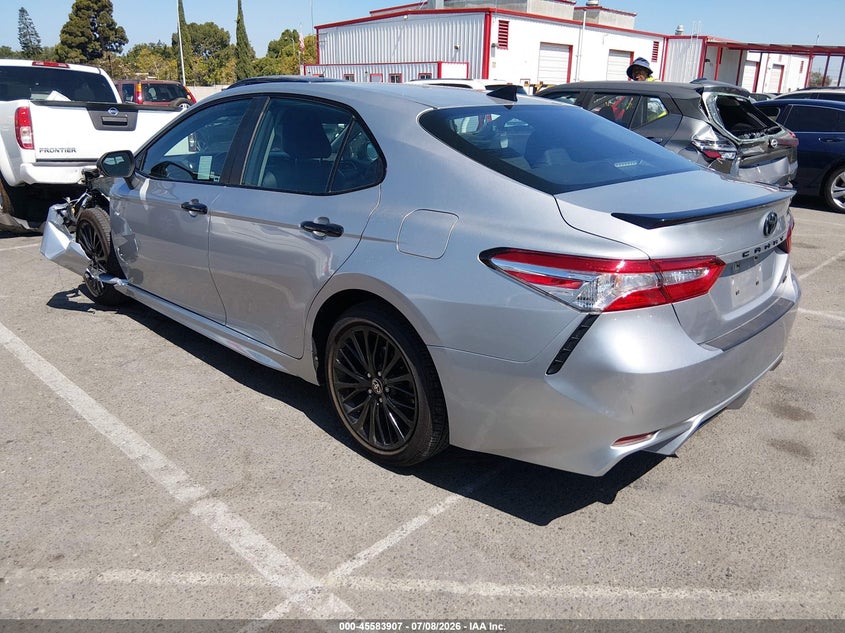 2020 Toyota Camry VIN 4T1G11AK3LU375987 IAAI salvage auction — LEFT FRONT, Salvage (California), sold $6,100 on 2026-07-31 (photo 3)