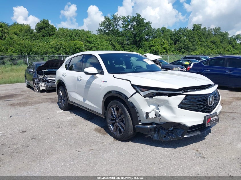 2025 Acura Adx VIN 3HDSA1H54SM700551 — IAAI salvage auction photo