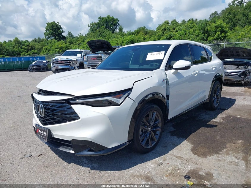 2025 Acura Adx VIN 3HDSA1H54SM700551 IAAI salvage auction — FRONT END, Wait Title, sold $7,400 on 2026-08-28 (photo 2)