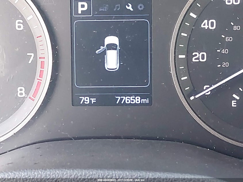 2016 Hyundai Tucson VIN KM8J23A43GU062220 IAAI salvage auction — HAIL, Original (Texas), sold $5,150 on 2026-09-11 (photo 7)