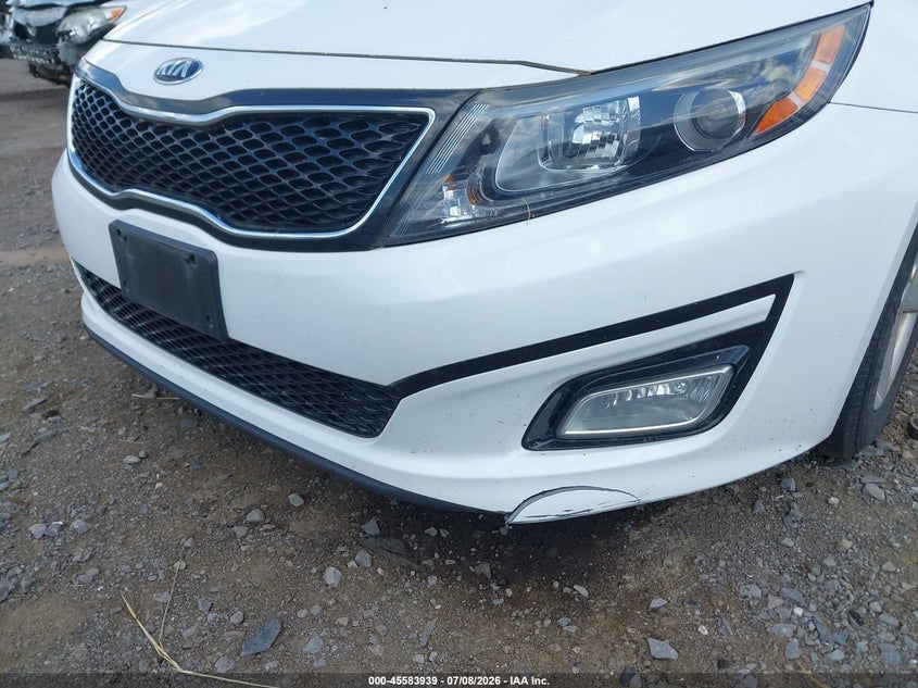 2015 Kia Optima VIN 5XXGM4A7XFG507050 IAAI salvage auction — NORMAL WEAR, Clear (New York), sold $400 on 2026-07-28 (photo 6)