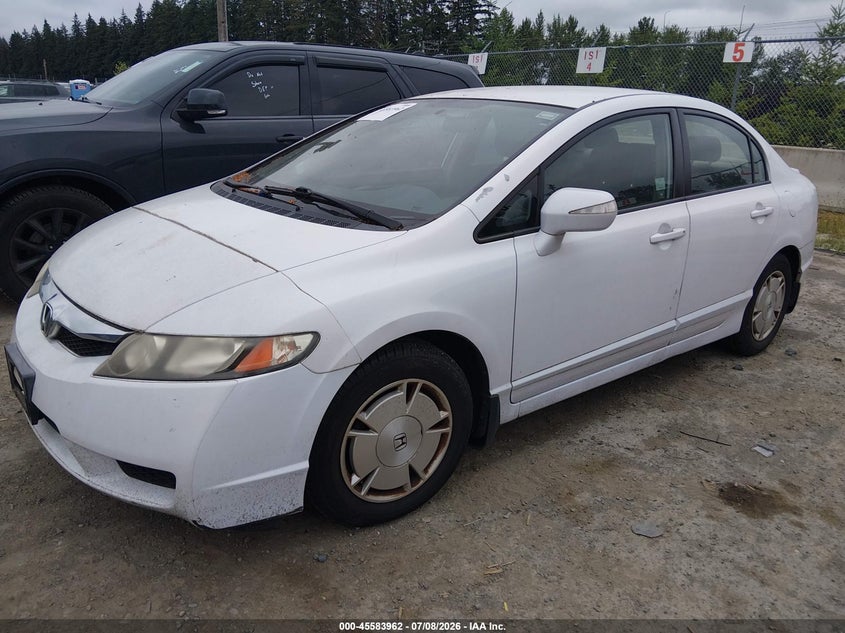 2009 Honda Civic hybrid VIN JHMFA36269S003499 IAAI salvage auction — NORMAL WEAR, Clear (Washington), sold $525 on 2026-07-22 (photo 2)