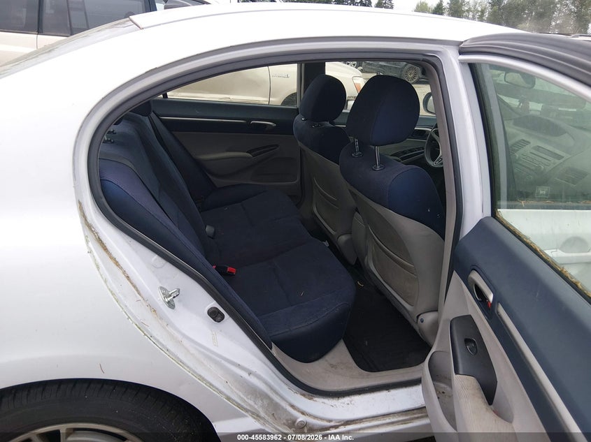2009 Honda Civic hybrid VIN JHMFA36269S003499 IAAI salvage auction — NORMAL WEAR, Clear (Washington), sold $525 on 2026-07-22 (photo 8)