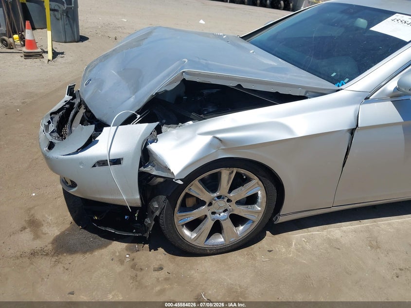 2008 Mercedes-benz Cls-class VIN WDDDJ72X68A116395 IAAI salvage auction — FRONT END, Salvage (California), sold $25 on 2026-07-29 (photo 6)