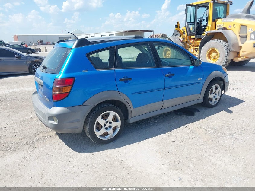 2008 Pontiac Vibe VIN 5Y2SL65888Z400283 IAAI salvage auction — NORMAL WEAR, Original (Texas), sold $1,525 on 2026-07-15 (photo 4)