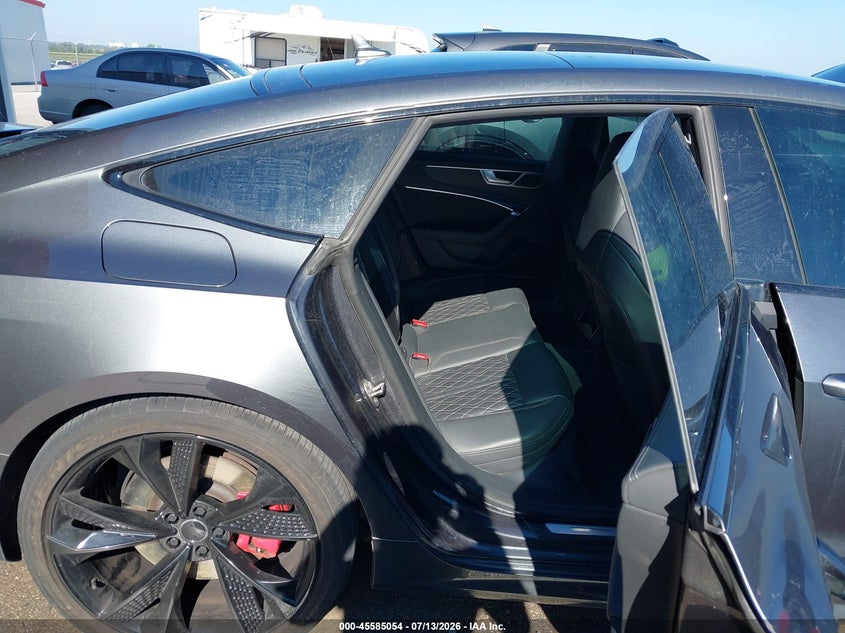 2021 Audi S7 VIN WAUSFBF21MN035034 IAAI salvage auction — LEFT FRONT, Certificate Of Title (Nebraska), sold $26,500 on 2026-08-20 (photo 8)