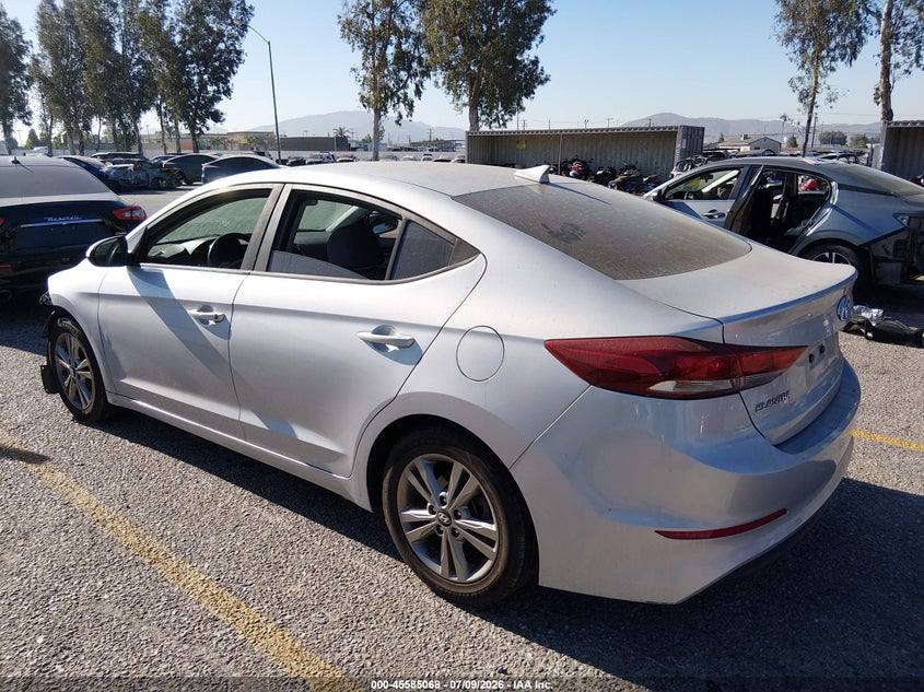 2018 Hyundai Elantra VIN KMHD84LF0JU499843 IAAI salvage auction — FRONT END, Salvage (California), sold $700 on 2026-07-28 (photo 3)