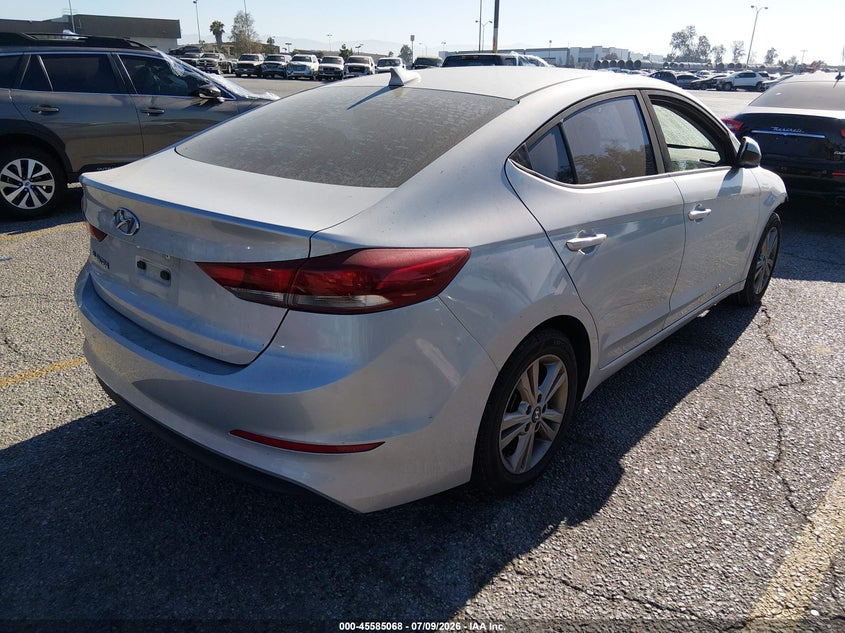 2018 Hyundai Elantra VIN KMHD84LF0JU499843 IAAI salvage auction — FRONT END, Salvage (California), sold $700 on 2026-07-28 (photo 4)