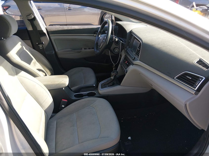 2018 Hyundai Elantra VIN KMHD84LF0JU499843 IAAI salvage auction — FRONT END, Salvage (California), sold $700 on 2026-07-28 (photo 5)