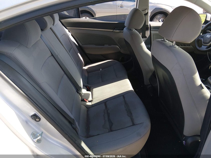 2018 Hyundai Elantra VIN KMHD84LF0JU499843 IAAI salvage auction — FRONT END, Salvage (California), sold $700 on 2026-07-28 (photo 8)
