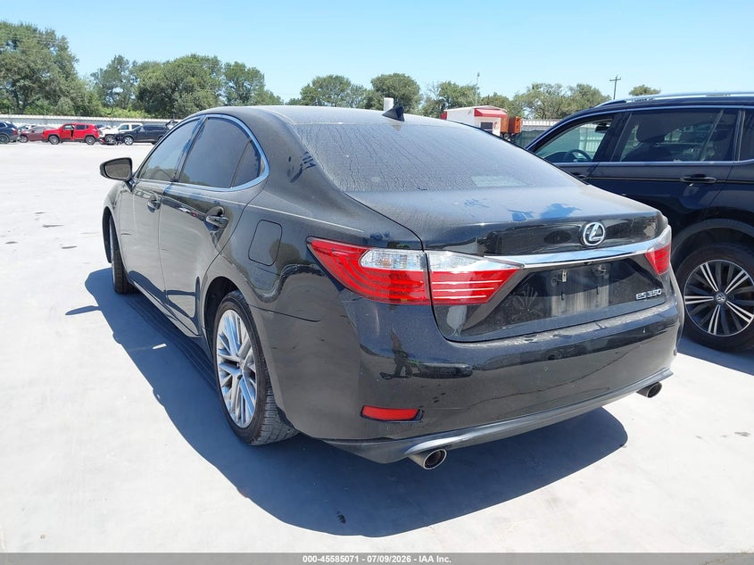 2015 Lexus ES VIN JTHBK1GG6F2199613 IAAI salvage auction — NORMAL WEAR, Original (Texas), sold $3,850 on 2026-07-28 (photo 3)