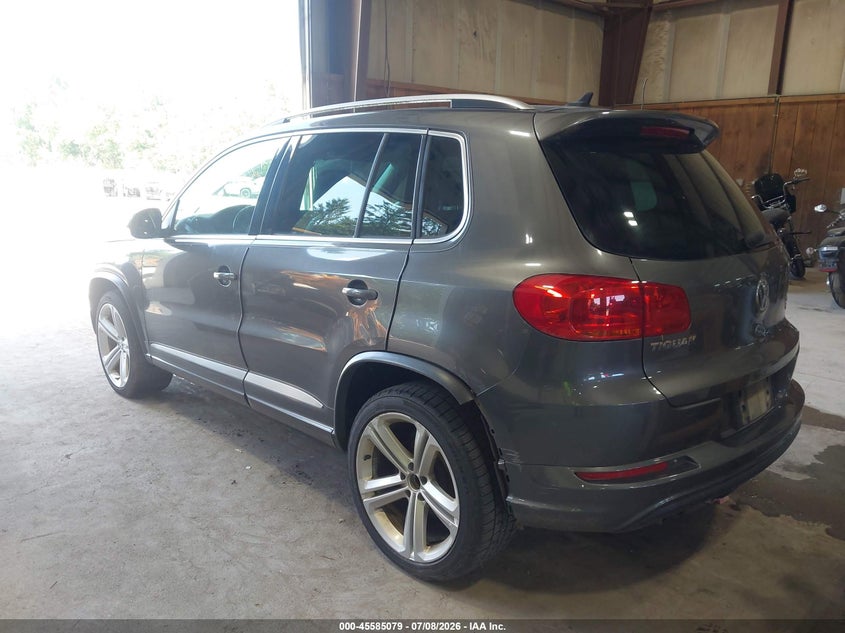 2015 Volkswagen Tiguan VIN WVGBV7AX8FW089199 IAAI salvage auction — NORMAL WEAR, Clear (New York), sold $400 on 2026-07-15 (photo 3)