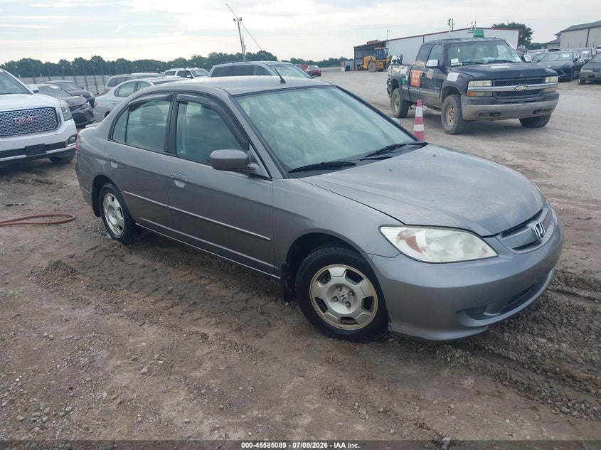 2005 Honda Civic hybrid VIN JHMES96645S022156 IAAI salvage auction — NORMAL WEAR, Clear (Alabama), sold $275 on 2026-07-14 (photo 1)