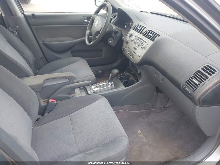 2005 Honda Civic hybrid VIN JHMES96645S022156 IAAI salvage auction — NORMAL WEAR, Clear (Alabama), sold $275 on 2026-07-14 (photo 5)