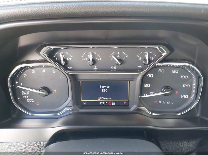 2019 Gmc SIERRA VIN 3GTU9DED6KG309657 IAAI salvage auction — FRONT END, Salvage (Oregon), sold $19,800 on 2026-08-27 (photo 7)