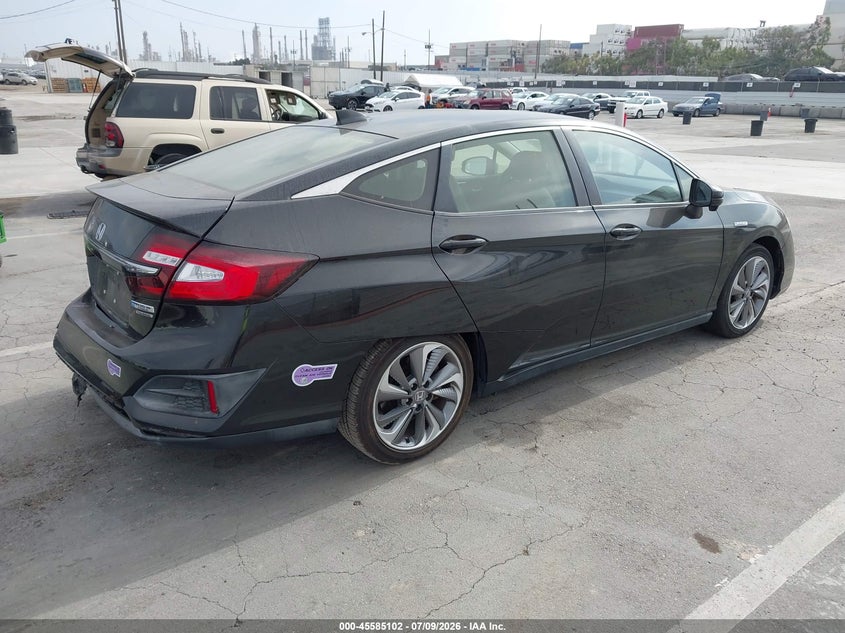 2018 Honda Clarity VIN JHMZC5F30JC020051 IAAI salvage auction — REAR END, Salvage (California), sold $5,225 on 2026-07-29 (photo 4)