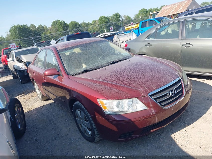 2009 Hyundai Sonata VIN 5NPET46C59H415319 IAAI salvage auction — REAR END, Mv-907A (New York), sold $650 on 2026-08-02 (photo 1)