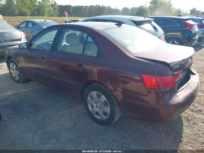 2009 Hyundai Sonata VIN 5NPET46C59H415319 IAAI salvage auction — REAR END, Mv-907A (New York), sold $650 on 2026-08-02 (photo 3)