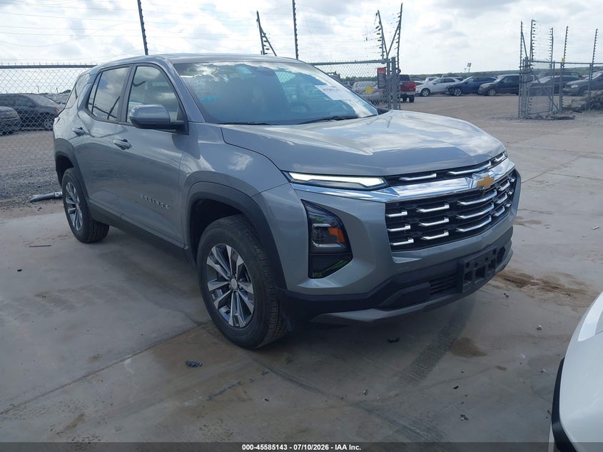 2026 Chevrolet Equinox VIN 3GNAXHEG6TL200979 IAAI salvage auction — REAR END, Nrc Lienholder Repossession Paperwork (Texas), sold $10,900 on 2026-07-18 (photo 1)