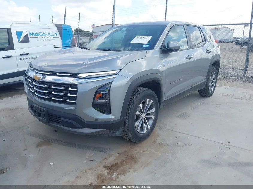 2026 Chevrolet Equinox VIN 3GNAXHEG6TL200979 IAAI salvage auction — REAR END, Nrc Lienholder Repossession Paperwork (Texas), sold $10,900 on 2026-07-18 (photo 2)