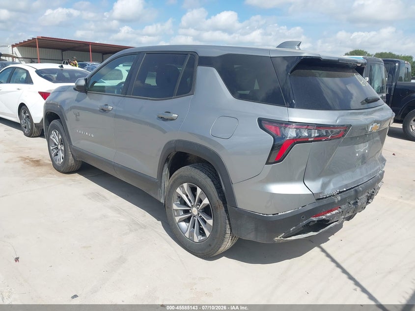 2026 Chevrolet Equinox VIN 3GNAXHEG6TL200979 IAAI salvage auction — REAR END, Nrc Lienholder Repossession Paperwork (Texas), sold $10,900 on 2026-07-18 (photo 3)
