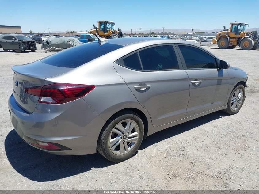 2020 Hyundai Elantra VIN KMHD84LF3LU905651 IAAI salvage auction — FRONT END, Salvage Title, sold $1,950 on 2026-07-15 (photo 4)