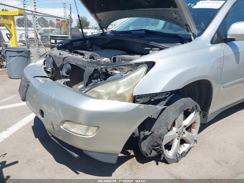 2007 Lexus Rx 350 VIN JTJGK31U870003408 IAAI salvage auction — NORMAL WEAR, App For Dup Clear (California), sold $625 on 2026-07-28 (photo 6)