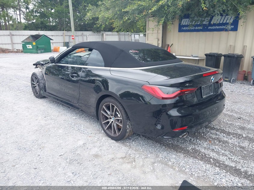 2024 BMW 4er VIN WBA43AT09RCR39134 IAAI salvage auction — LEFT FRONT, Salvage Title, sold $10,600 on 2026-07-30 (photo 3)