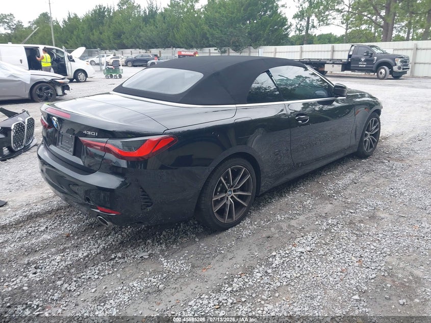 2024 BMW 4er VIN WBA43AT09RCR39134 IAAI salvage auction — LEFT FRONT, Salvage Title, sold $10,600 on 2026-07-30 (photo 4)