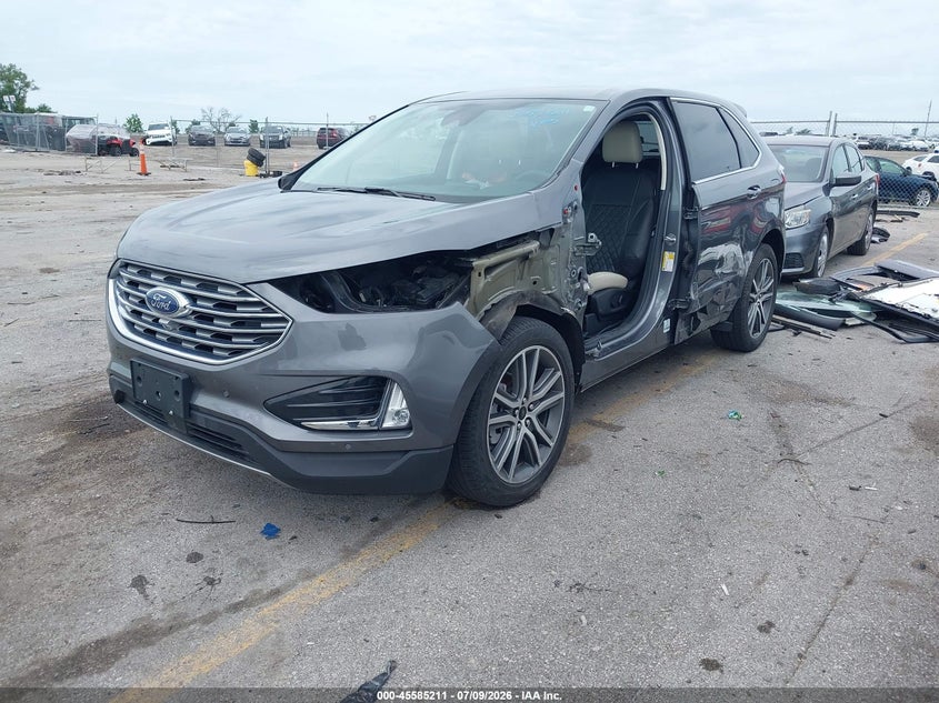 2024 Ford Edge VIN 2FMPK4K99RBA08651 IAAI salvage auction — LEFT SIDE, Salvage (Iowa), sold $9,400 on 2026-08-20 (photo 2)