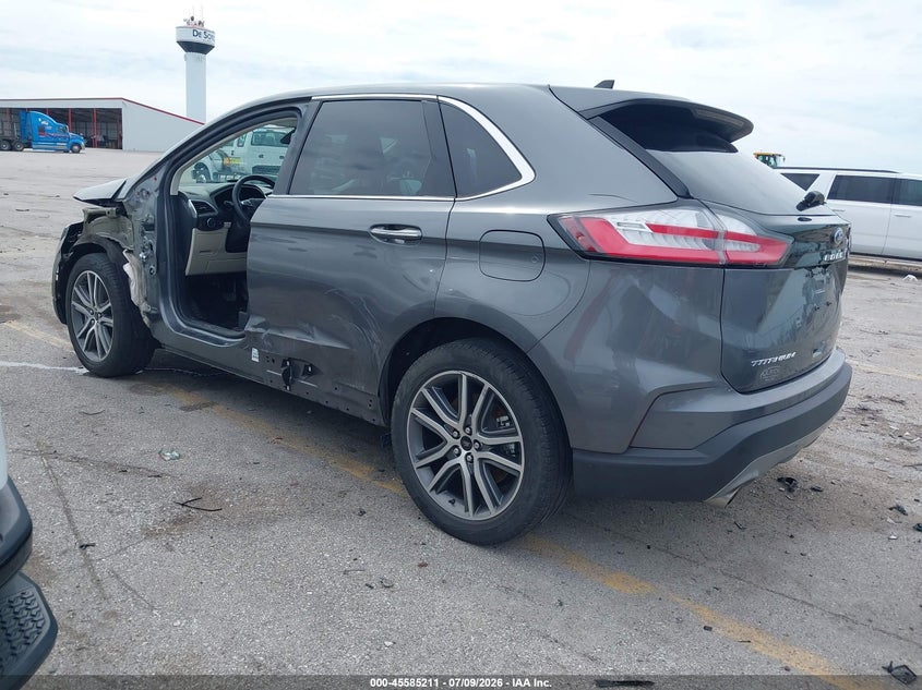 2024 Ford Edge VIN 2FMPK4K99RBA08651 IAAI salvage auction — LEFT SIDE, Salvage (Iowa), sold $9,400 on 2026-08-20 (photo 3)