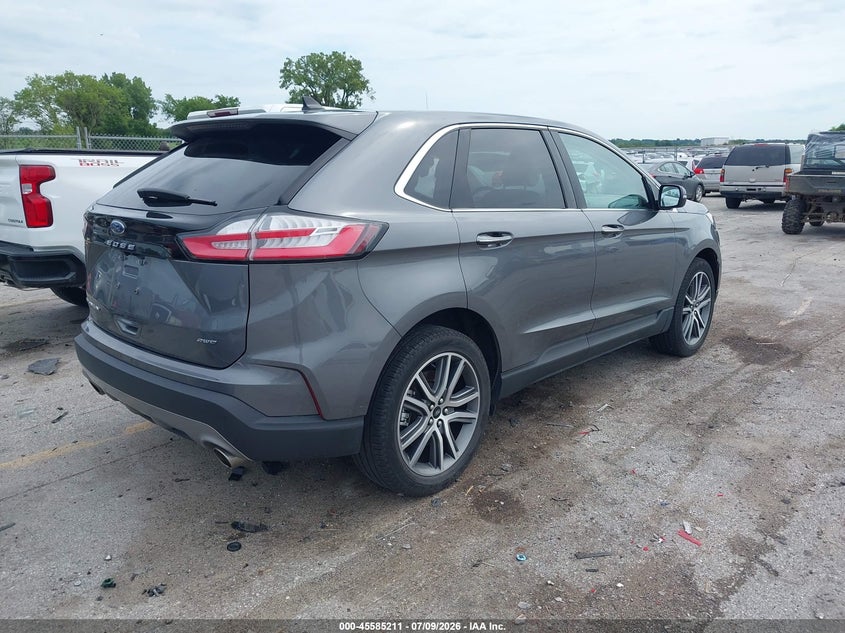 2024 Ford Edge VIN 2FMPK4K99RBA08651 IAAI salvage auction — LEFT SIDE, Salvage (Iowa), sold $9,400 on 2026-08-20 (photo 4)