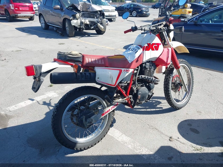 1988 Yamaha Xt350 VIN JYA2GKC09JA002655 IAAI salvage auction — NORMAL WEAR, Clear - Dealer Only (California), sold $375 on 2026-07-20 (photo 4)