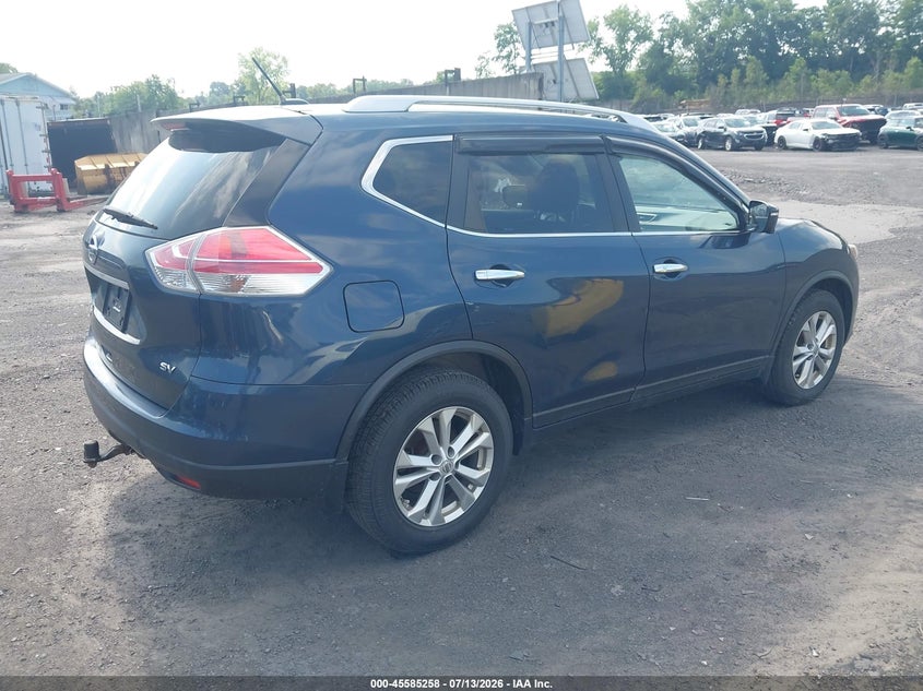 2015 Nissan Rogue VIN KNMAT2MT4FP555335 IAAI salvage auction — NORMAL WEAR, Clear (Pennsylvania), sold $25 on 2026-07-21 (photo 4)