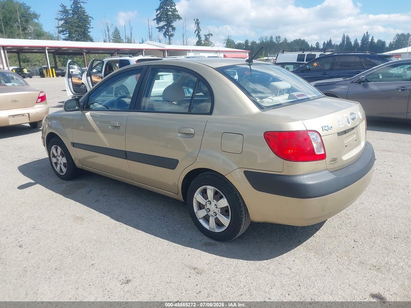 2007 Kia Rio VIN KNADE123276253440 IAAI salvage auction — RIGHT FRONT, Bill Of Sale (Washington), sold $425 on 2026-07-22 (photo 3)