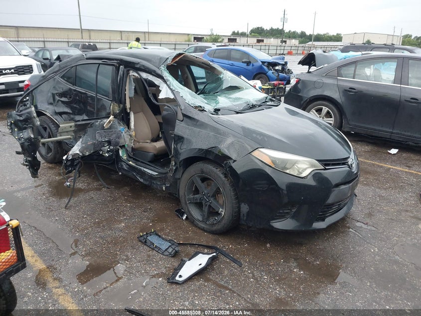 2015 Toyota Corolla VIN 5YFBURHE7FP298966 IAAI salvage auction — RIGHT SIDE, Salvage Title, sold $1,000 on 2026-08-14 (photo 1)