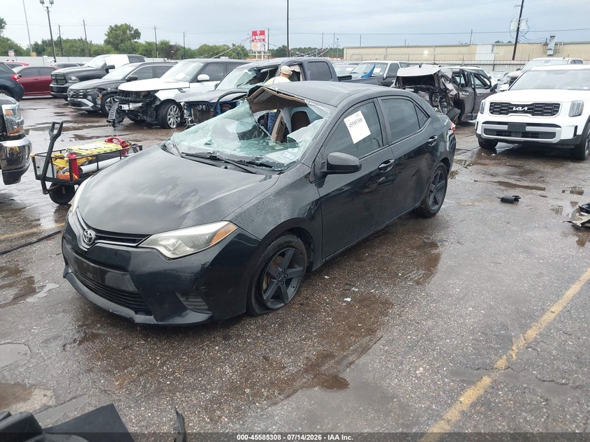 2015 Toyota Corolla VIN 5YFBURHE7FP298966 IAAI salvage auction — RIGHT SIDE, Salvage Title, sold $1,000 on 2026-08-14 (photo 2)