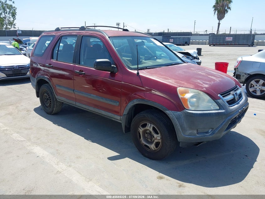 2003 Honda Cr-v VIN JHLRD68473C004333 IAAI salvage auction — LEFT SIDE, Clear - Dealer Only (California), sold $225 on 2026-07-29 (photo 1)
