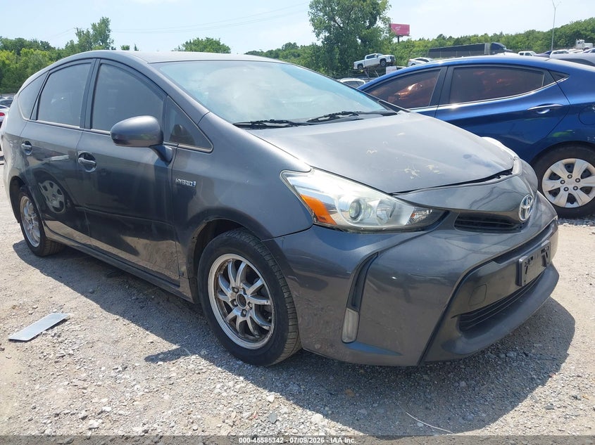 2016 Toyota Prius v VIN JTDZN3EU9GJ049336 IAAI salvage auction — NORMAL WEAR, Clear - Public Restricted (Oklahoma), sold $1,650 on 2026-07-15 (photo 1)
