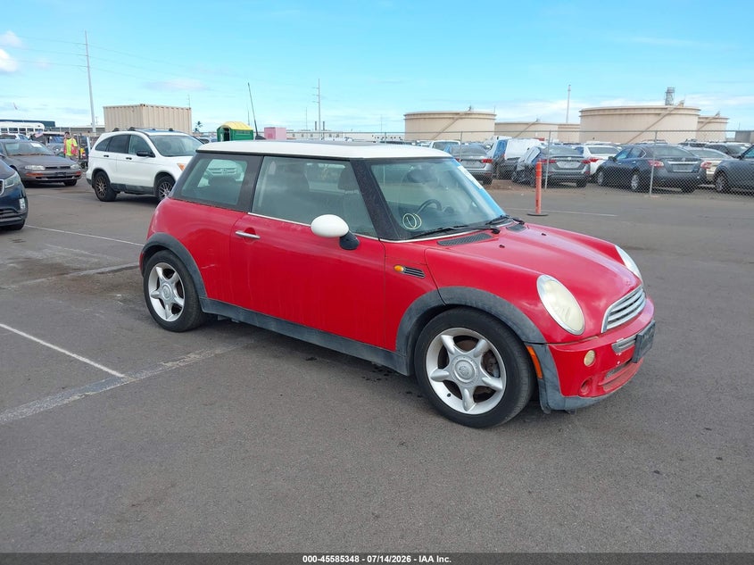 2006 Mini Cooper VIN WMWRC33596TK70873 IAAI salvage auction — NORMAL WEAR, Clear (Hawaii), sold $100 on 2026-07-21 (photo 1)