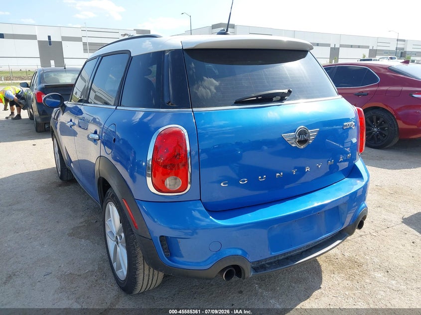 2014 Mini Countryman VIN WMWZC3C55EWP25957 IAAI salvage auction — FRONT END, Original (Texas), sold $1,100 on 2026-08-19 (photo 3)