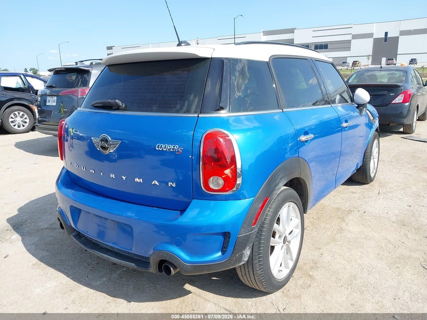2014 Mini Countryman VIN WMWZC3C55EWP25957 IAAI salvage auction — FRONT END, Original (Texas), sold $1,100 on 2026-08-19 (photo 4)