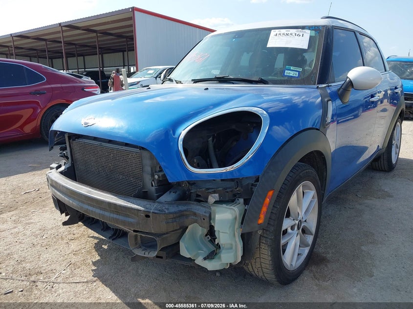 2014 Mini Countryman VIN WMWZC3C55EWP25957 IAAI salvage auction — FRONT END, Original (Texas), sold $1,100 on 2026-08-19 (photo 6)