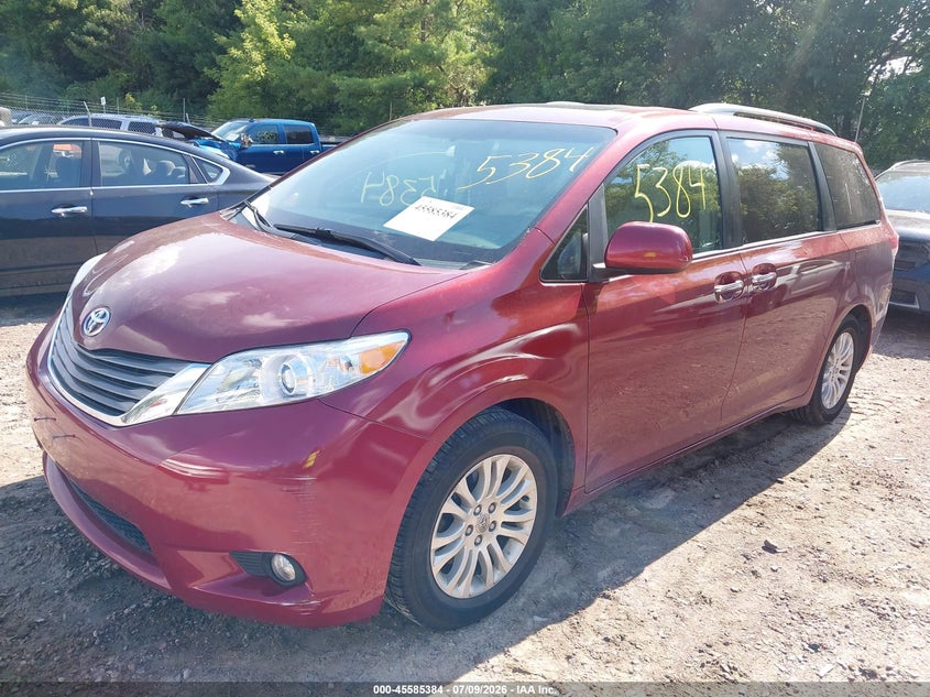 2012 Toyota Sienna VIN 5TDYK3DC2CS176245 IAAI salvage auction — NORMAL WEAR, Salvage Title, sold $25 on 2026-07-22 (photo 2)