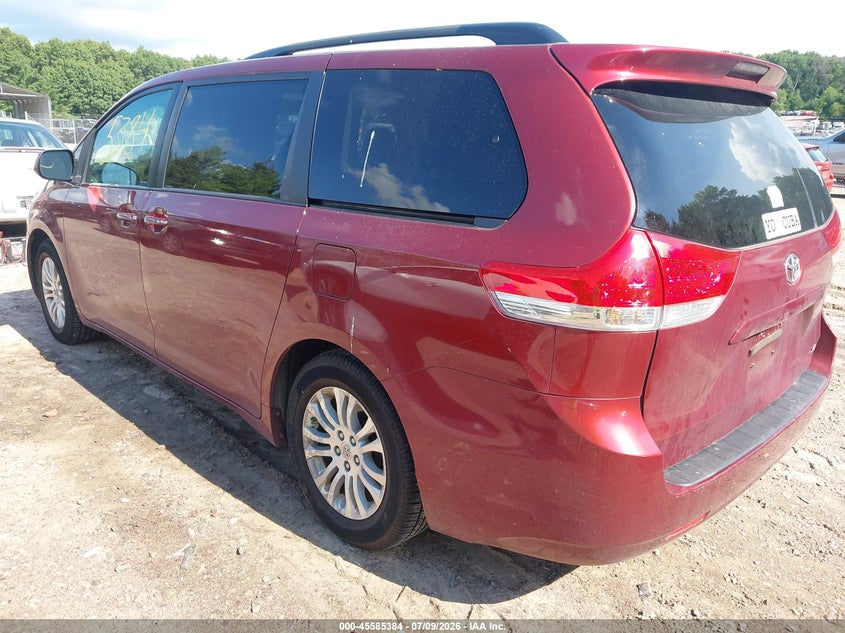 2012 Toyota Sienna VIN 5TDYK3DC2CS176245 IAAI salvage auction — NORMAL WEAR, Salvage Title, sold $25 on 2026-07-22 (photo 3)
