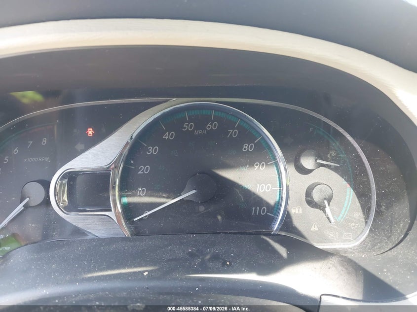 2012 Toyota Sienna VIN 5TDYK3DC2CS176245 IAAI salvage auction — NORMAL WEAR, Salvage Title, sold $25 on 2026-07-22 (photo 7)