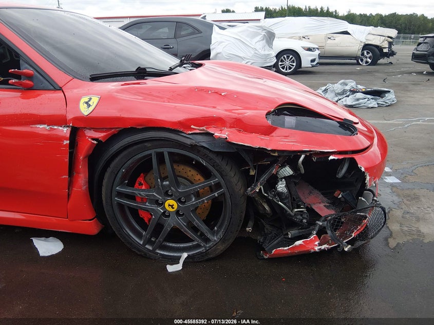 2007 Ferrari F430 VIN ZFFEW58A870154062 IAAI salvage auction — RIGHT FRONT, Salvage (North Carolina), sold $81,500 on 2026-08-19 (photo 6)