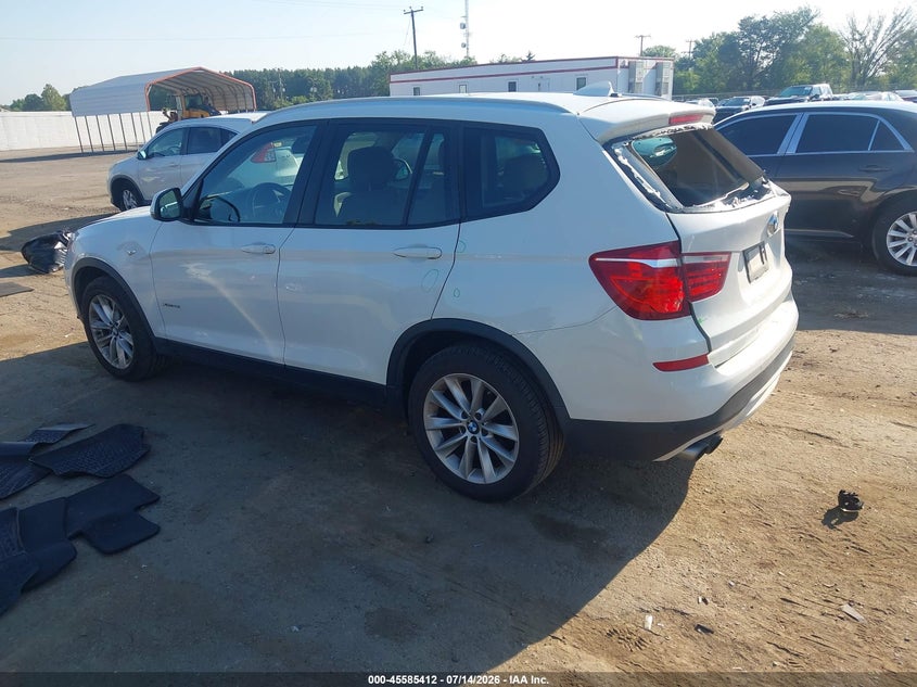 2017 BMW X3 VIN 5UXWX9C35H0T21946 IAAI salvage auction — ALL OVER, Wait Title, sold $1,975 on 2026-09-05 (photo 3)