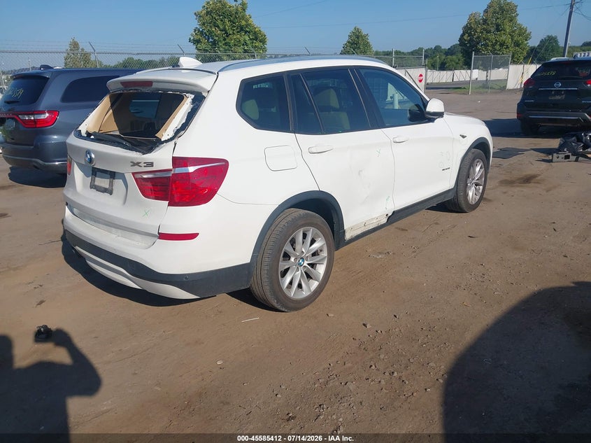 2017 BMW X3 VIN 5UXWX9C35H0T21946 IAAI salvage auction — ALL OVER, Wait Title, sold $1,975 on 2026-09-05 (photo 4)