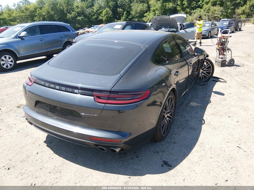 2018 Porsche Panamera VIN WP0AB2A77JL134607 IAAI salvage auction — RIGHT FRONT, Salvage (Idaho), sold $15,200 on 2026-08-04 (photo 4)